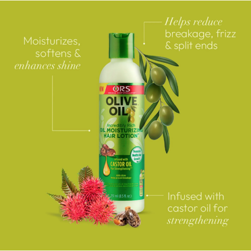 ORS - Olive Oil Moisturizing Hair Lotion with Castor oil 251ml