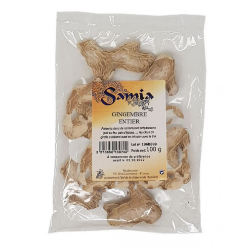 Samia Gingembre Entier 100g