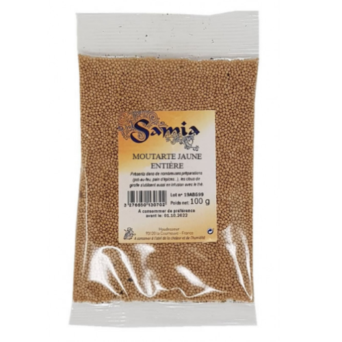 Samia Moutarde Janue Entière 100g