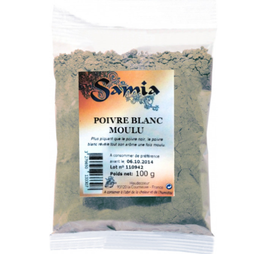 Samia Poivre Blanc Moulu 100g