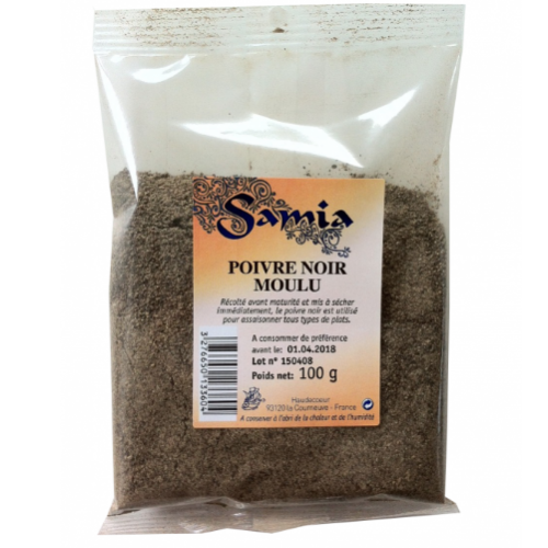 Samia Poivre Noir Moulu 100g