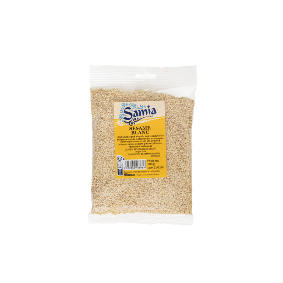 Samia Sésame Blanc 100g